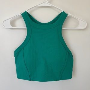 EUC Lululemon Ribbed Nulu High Neck Yoga Bra